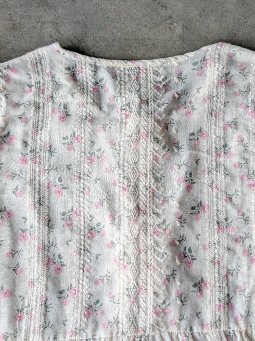 Women's Floral Tie Front Blouse Puff Short Sleeve Peplum Top size 2XL - Picture 3 of 7